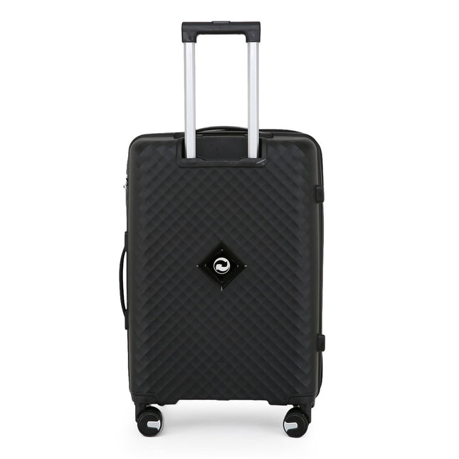 Dual 4 Wheel Robust Lightweight TSA Hard Shell Suitcase Luggage Travel Bags Set