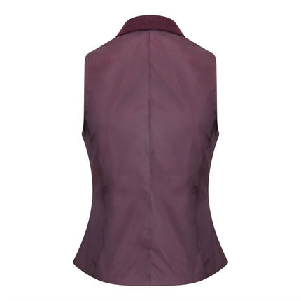 Womens 1920s Wine Wool Classic Retro Vintage Waistcoat