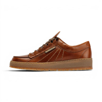 Mephisto Rainbow Men's Leather Chestnut Brown Walking Shoes - Heritage 4778