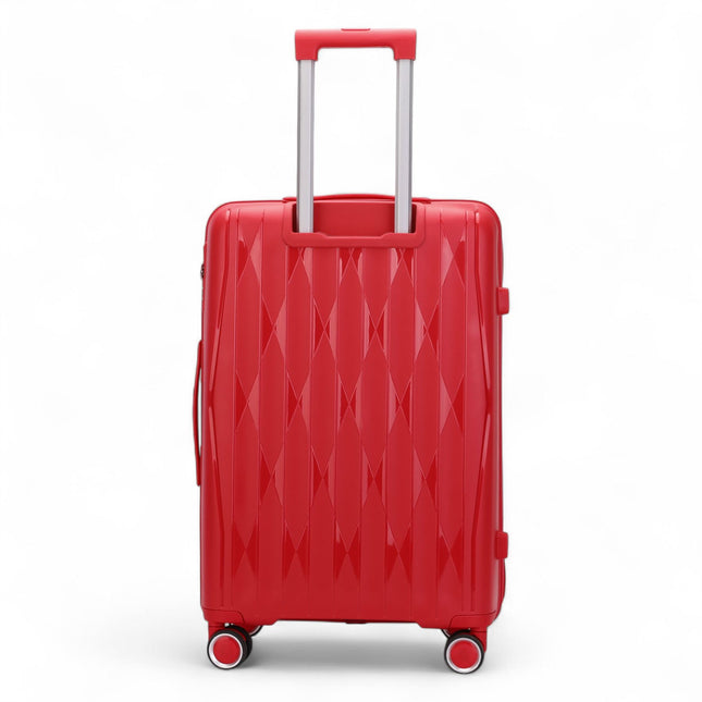Hard Shell Suitcase Cabin TSA Luggage Travel Set