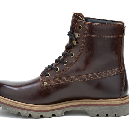 Caterpillar Colorado Grader Waterproof Brown Leather Boots