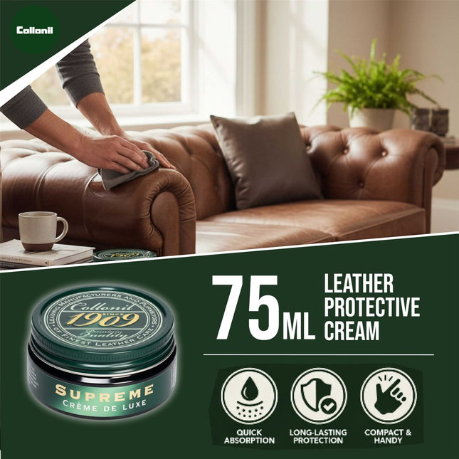 Collonil 1909 Brown Supreme Crème de Luxe 100 ml Leather Conditioner Polish