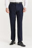 Men's Navy Suit Trouser Prince Of Wales Formal Trouser