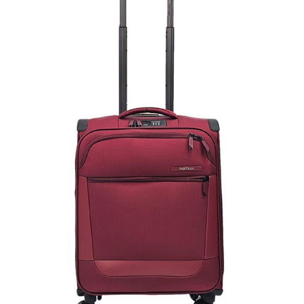 Lightweight  4 Wheel Luggage Travel Soft Cabin Bag