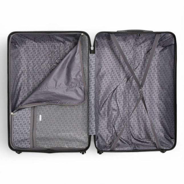 Hard Shell ABS 4 Wheels Luggage Travel Cabin Suitcase Set