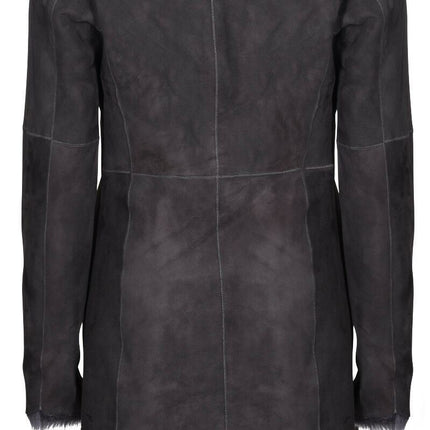 Womens Toscana Sheepskin Suede Trench Coat-Tbilisi