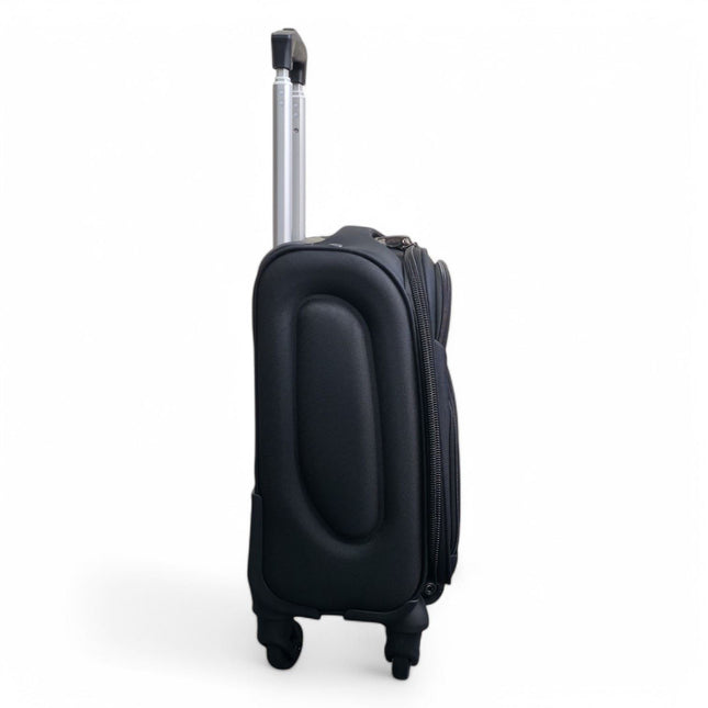 Soft Shell Lightweight Nylon Suitcase Set 4 Wheel Travel Case Holiday Bags