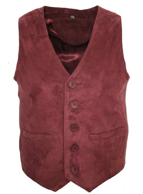 Mens Classic Goat Suede Leather Waistcoat-Norwich