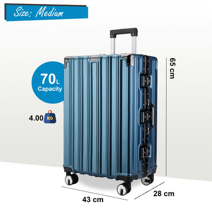 Hardshell Suitcase Set Robust 8 Wheel Cabin Luggage Suitcases