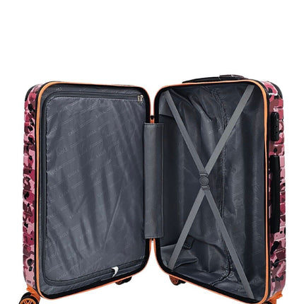 Hardshell Camo Robust ABS Suitcase Set