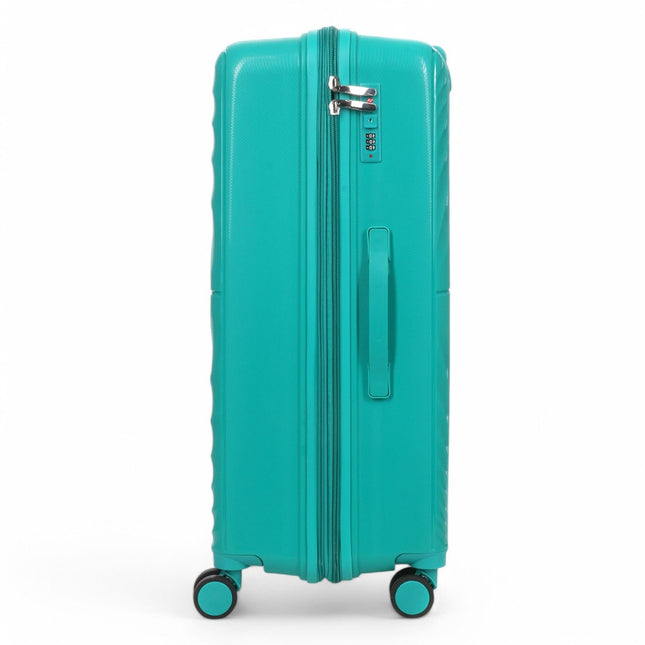 Expandable Hard Shell 8 Wheels Luggage Travel Cabin Suitcase Set