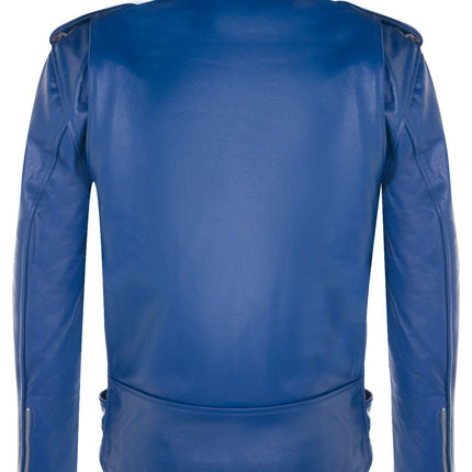 Mens Cow-Hide Black Brando Jacket -Venice