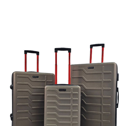 Hard Shell 4 Wheel Classic Luggage Suitcase Set
