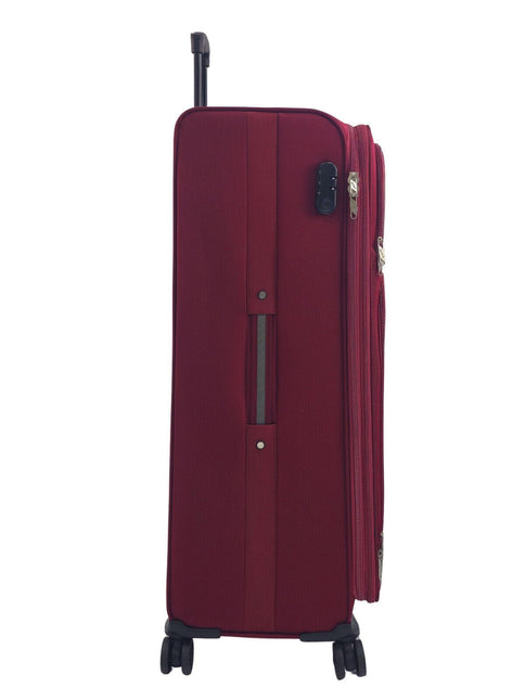 Soft Shell Suitcase Luggage Set Travel Light Carry On Cabin Bag
