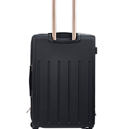 Lightweight Black Hard Shell ABS Suitcase Set Luggage Travel Cabin Case Bags