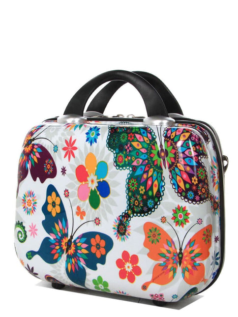 Hard Shell Printed Dual 4 Wheel Luggage Suitcase