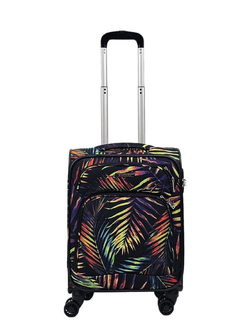 Soft Shell Cabin Suitcase 55 x 37 x 20 cm Lightweight Luggage Suitable for Easyjet, Ryanair
