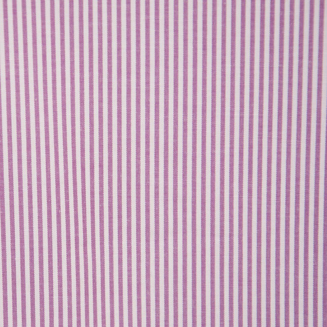 Mens Peaky Blinders Removable Collar Nehru Lilac Striped Collarless Shirt