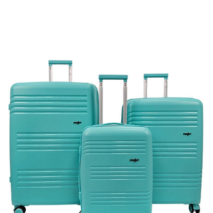 Hard Shell 4 Wheel TSA Suitcase Luggage Set