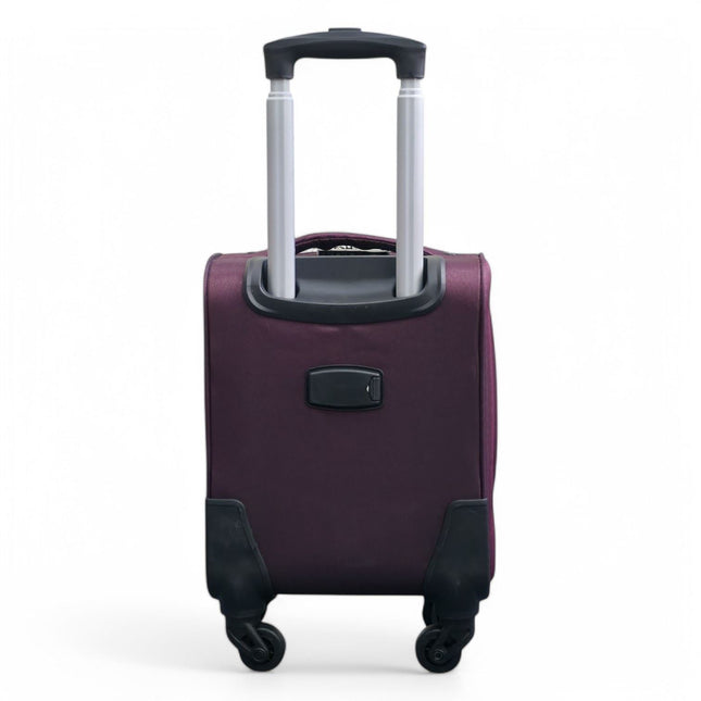 Soft Shell Lightweight Nylon Suitcase Set 4 Wheel Travel Case Holiday Bags