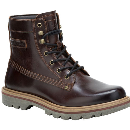 Caterpillar Colorado Grader Waterproof Brown Leather Boots