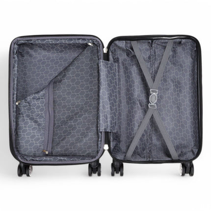 Expandable Hard Shell 8 Wheels Luggage Travel Cabin Bags Suitcase Set