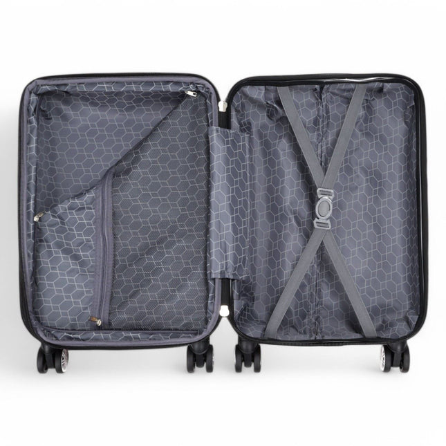 Expandable Hard Shell 8 Wheels Luggage Travel Cabin Bags Suitcase Set
