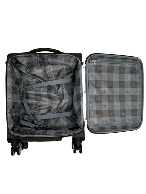Soft Lightweight Dual 4 Wheel Suitcase Luggage