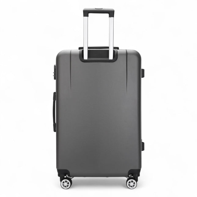 Hard Shell Modern Dual 4 Wheel Luggage Suitcase Set