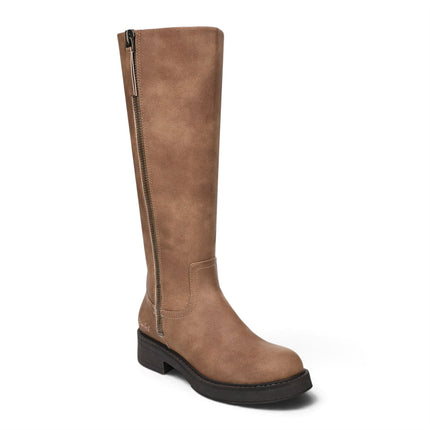 Blowfish Malibu Women's Tan Faux Leather High Riding Boots - Venice Tall