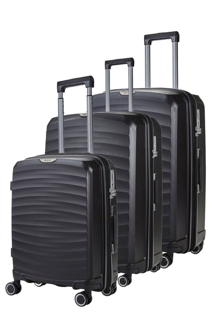 Sunwave Hard Shell Luggage Suitcase Set