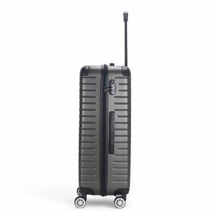 Hard Shell ABS 8 Wheel Luggage Travel Cabin Holiday Bags Suitcase Set