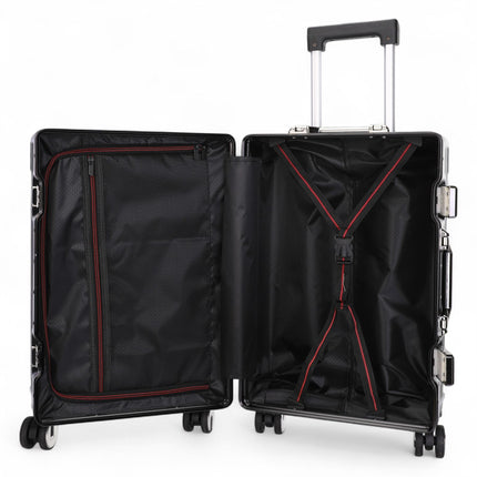 Robust Hard Shell Cabin Suitcase 36 x 24 x 56 cm Luggage Suitable for Easyjet, Ryanair, Wizzair