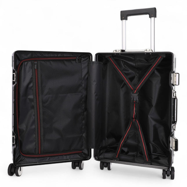 Robust Hard Shell Cabin Suitcase 36 x 24 x 56 cm Luggage Suitable for Easyjet, Ryanair, Wizzair