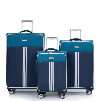Lightweight  Soft Suitcases 4 Wheel Luggage Travel Bag