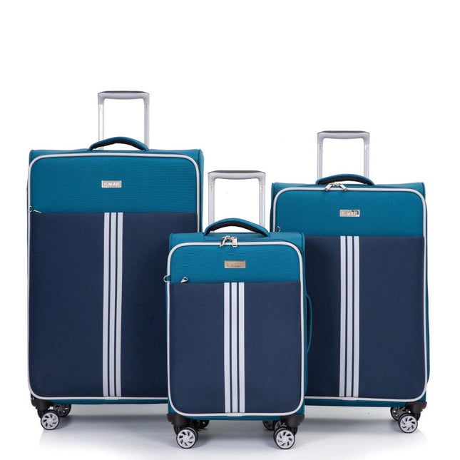 Lightweight  Soft Suitcases 4 Wheel Luggage Travel Bag