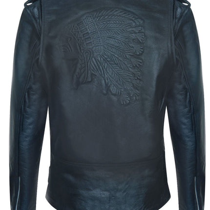 Men's Brando RED INDIAN Cowhide Jacket - Osasco