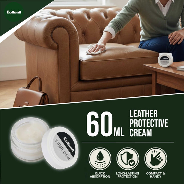 Collonil Delicate Cream 60ml Leather Cleaner, Conditioner & Colour Restorer