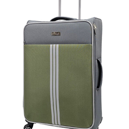 Lightweight  Soft Suitcases 4 Wheel Luggage Travel Bag