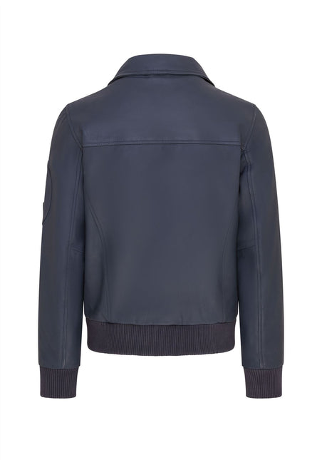 Men's A2 US Airforce Cowhide Aniline Leather Bomber Jacket