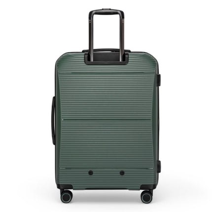 Expandable Hard Shell PP 8 Wheel Luggage Travel Cabin Holiday Bags Suitcase Set