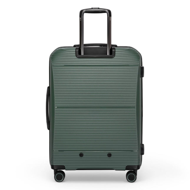 Expandable Hard Shell PP 8 Wheel Luggage Travel Cabin Holiday Bags Suitcase Set