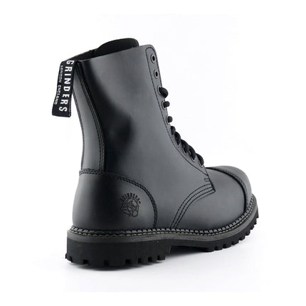 Grinders Stag CS Black Unisex Safety Steel Toe Cap Military Punk Boots