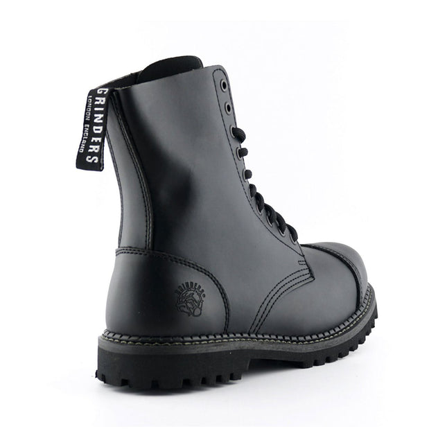 Grinders Stag CS Black Unisex Safety Steel Toe Cap Military Punk Boots