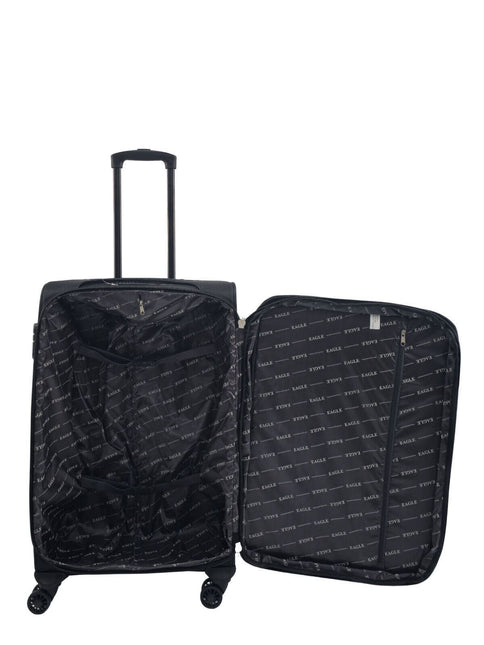Soft Shell Suitcase Luggage Set Travel Light Carry On Cabin Bag