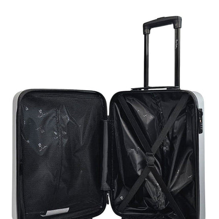 ABS Hard Shell Cabin 56 x 38 x 24 cm Suitcase Suitable for Easyjet, Ryanair