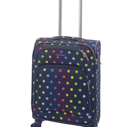 Soft Shell Cabin Suitcase 55 x 37 x 20 cm Lightweight Luggage Suitable for Easyjet, Ryanair