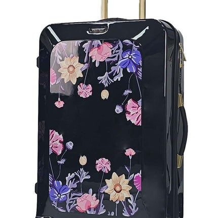 Hard Shell Flower Print Suitcase Luggage Set