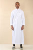 Men's White Thobe Arab Saudi Emirati Islamic Clothing Jubba Robe