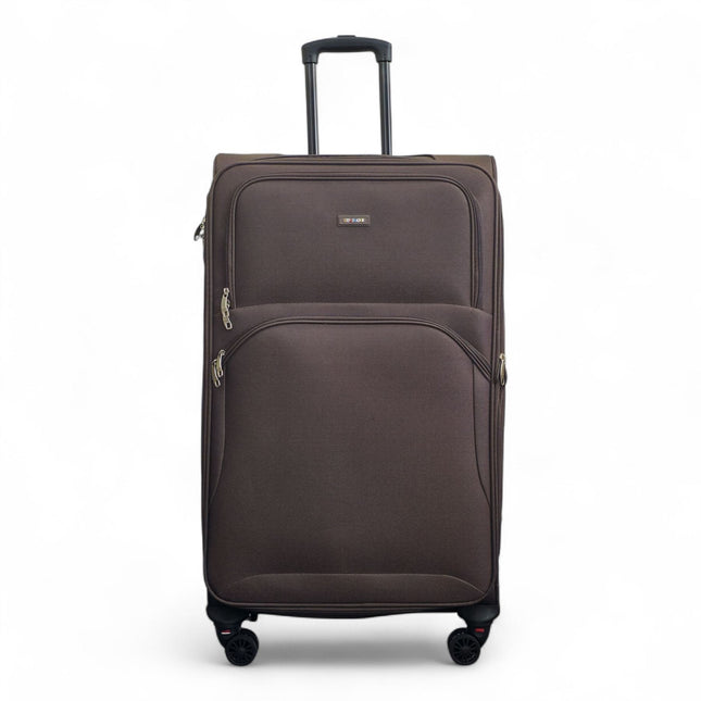 Expandable Soft 8 Wheel Lightweight Suitcase Luggage Travel Bags Set